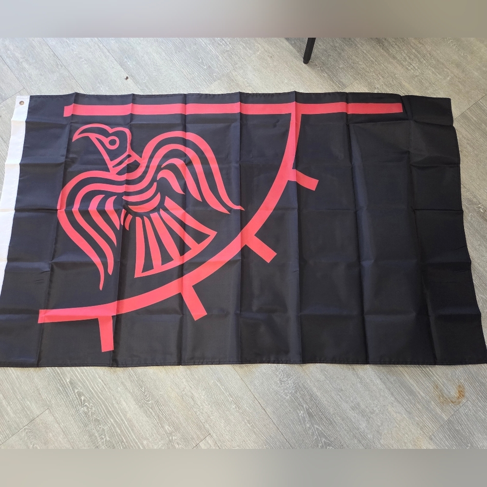 Viking Odinicraven Norse 3.5' x 2.5' Authentic Flag/wall Decor/man Cave